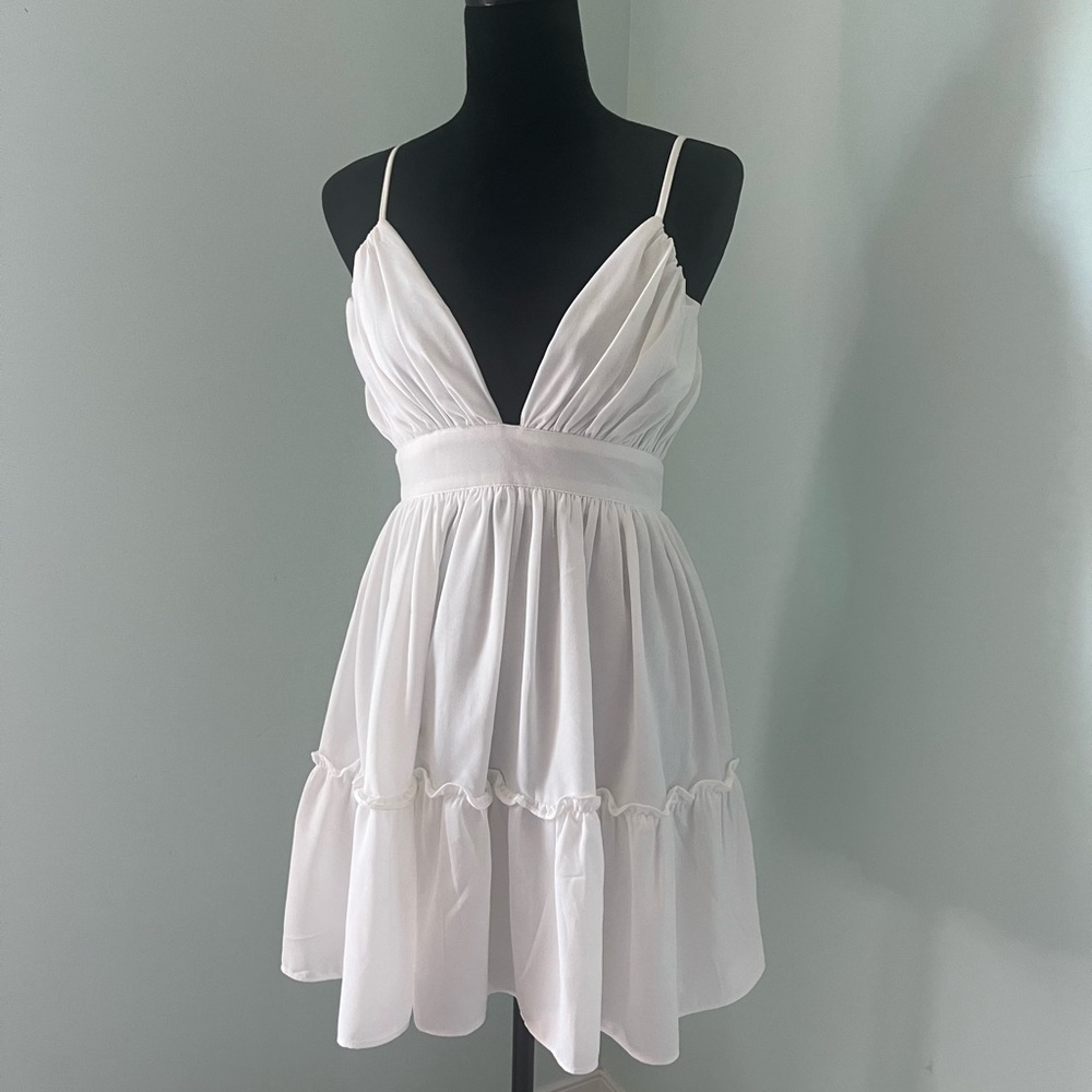 NWOT Thin Strap White Dress